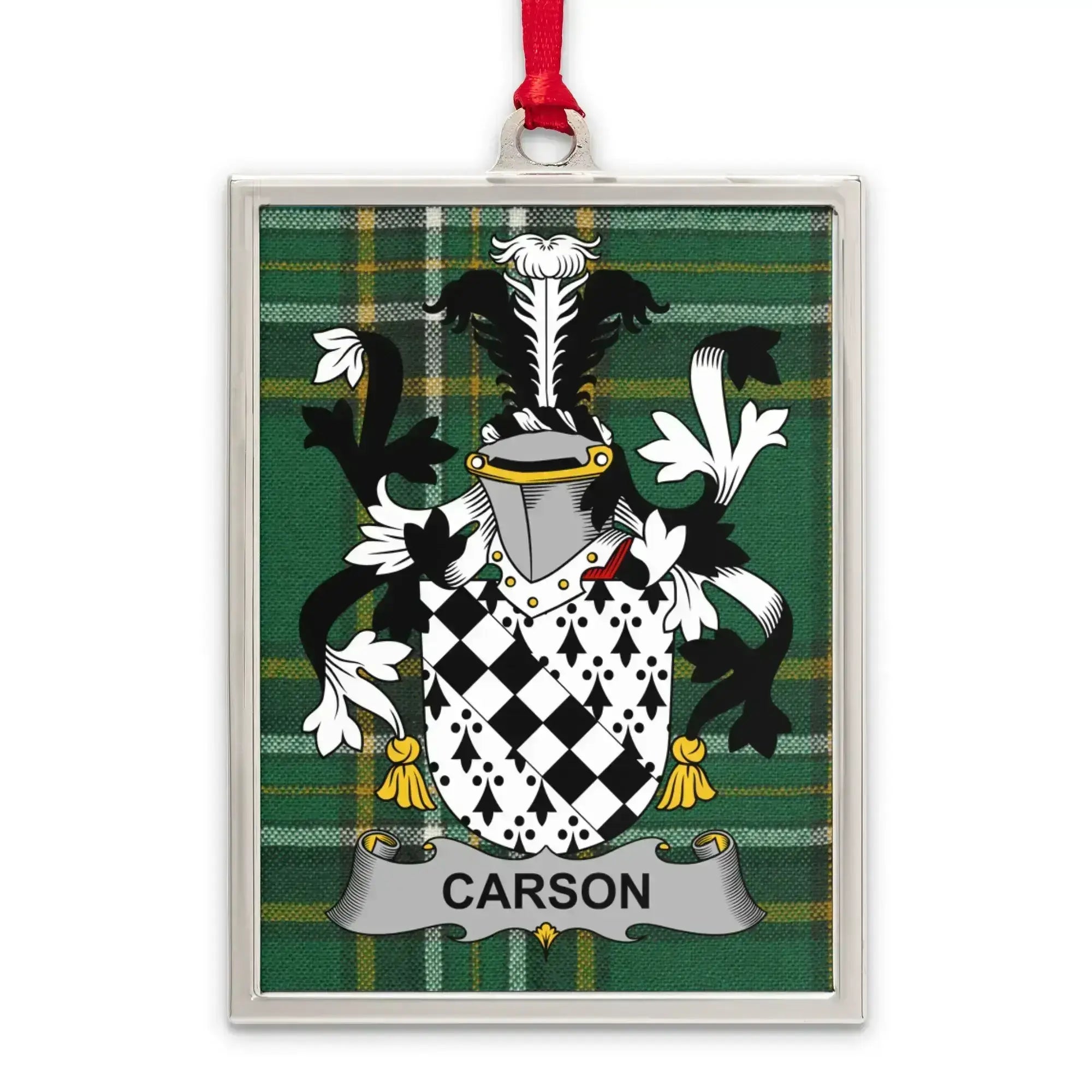 Carson Family Crest Ornament Holiday Decor product type