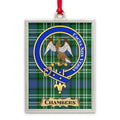 Chambers Family Crest Plaid Tartan Ornament product