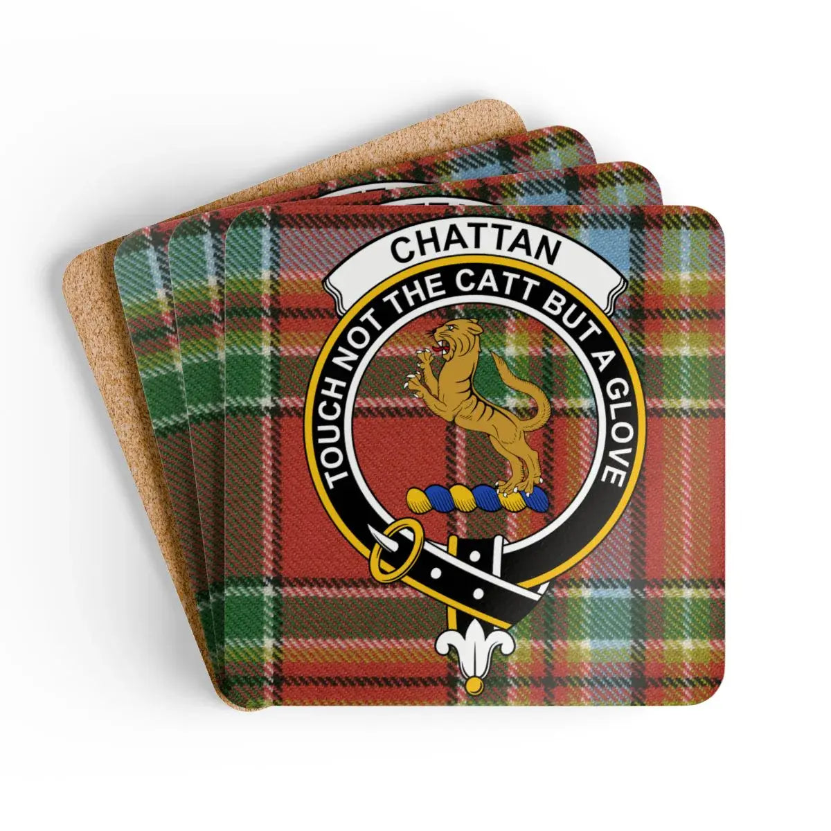 Chattan Touch Not The Catt But A Glove Coasters product type