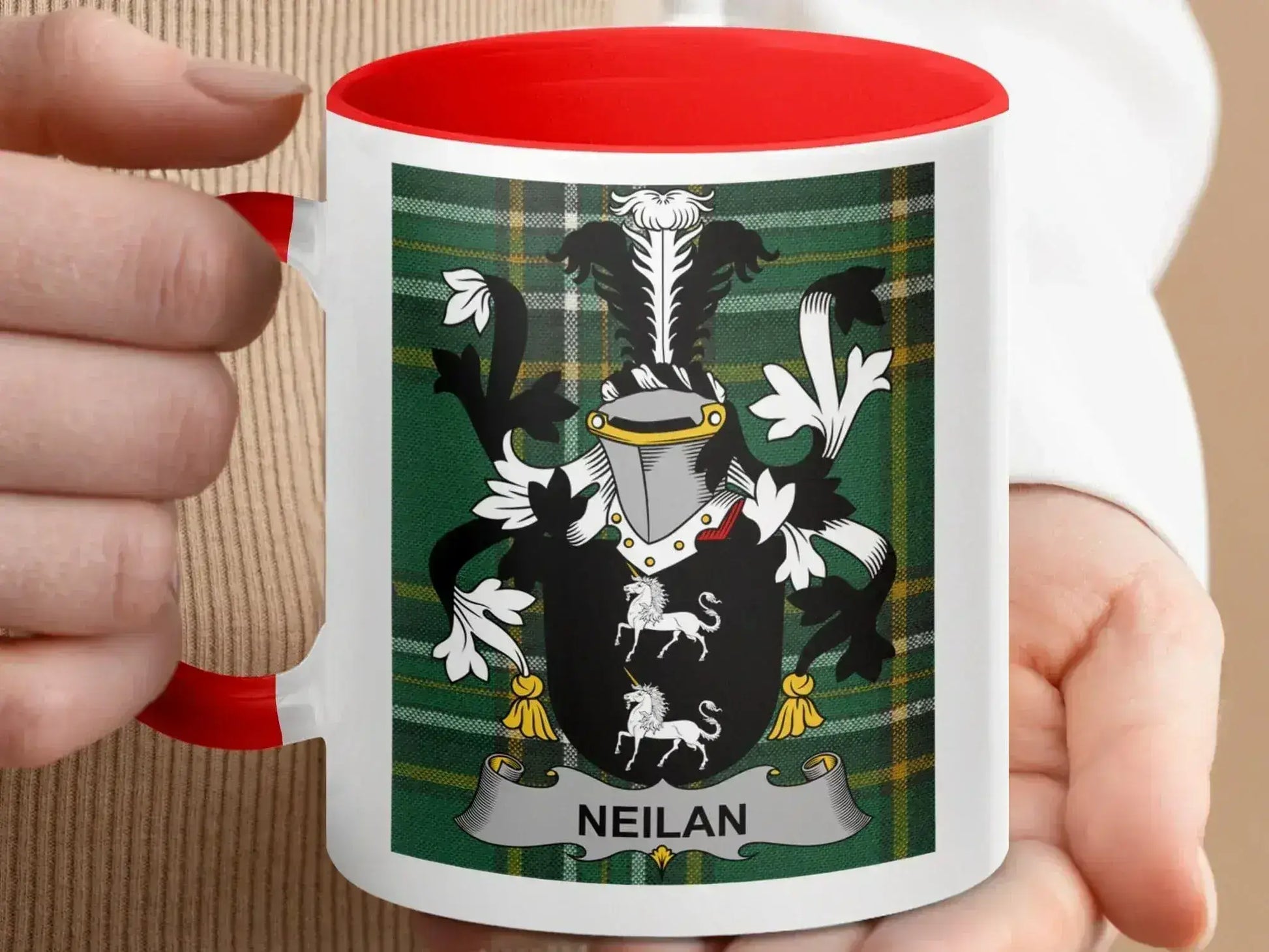 Personalized Family Crest Mug Neilan Gift Product