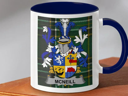 McNeill Family Crest Coat of Arms Mug product type