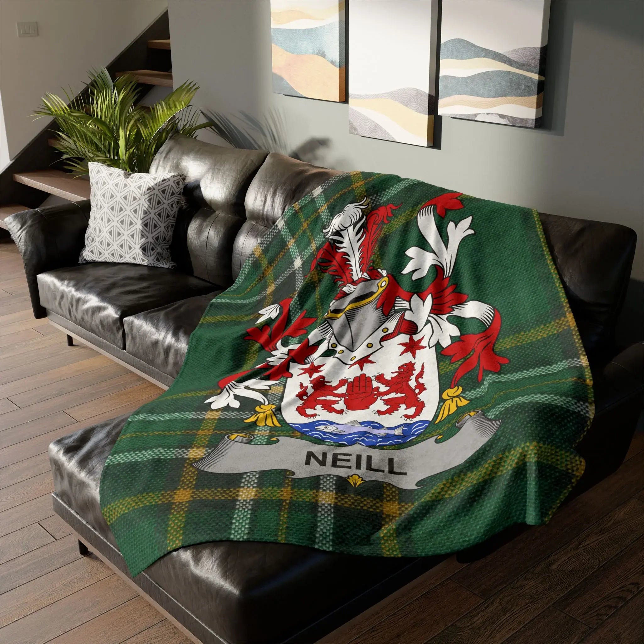 Custom Irish Blanket