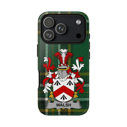 Choose Any Irish Surname Coat of Arms Tough Phone Case 