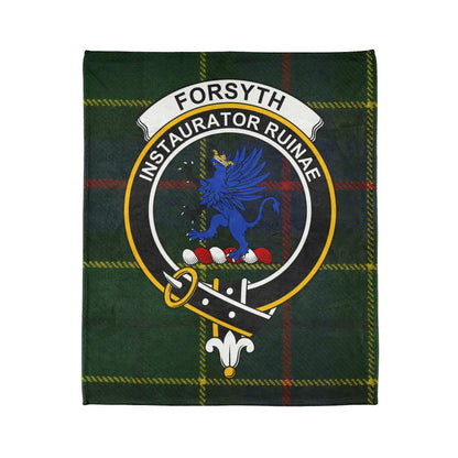 Choose Any Scottish Clan Crest Blanket – Scottish Heritage Fleece Throw