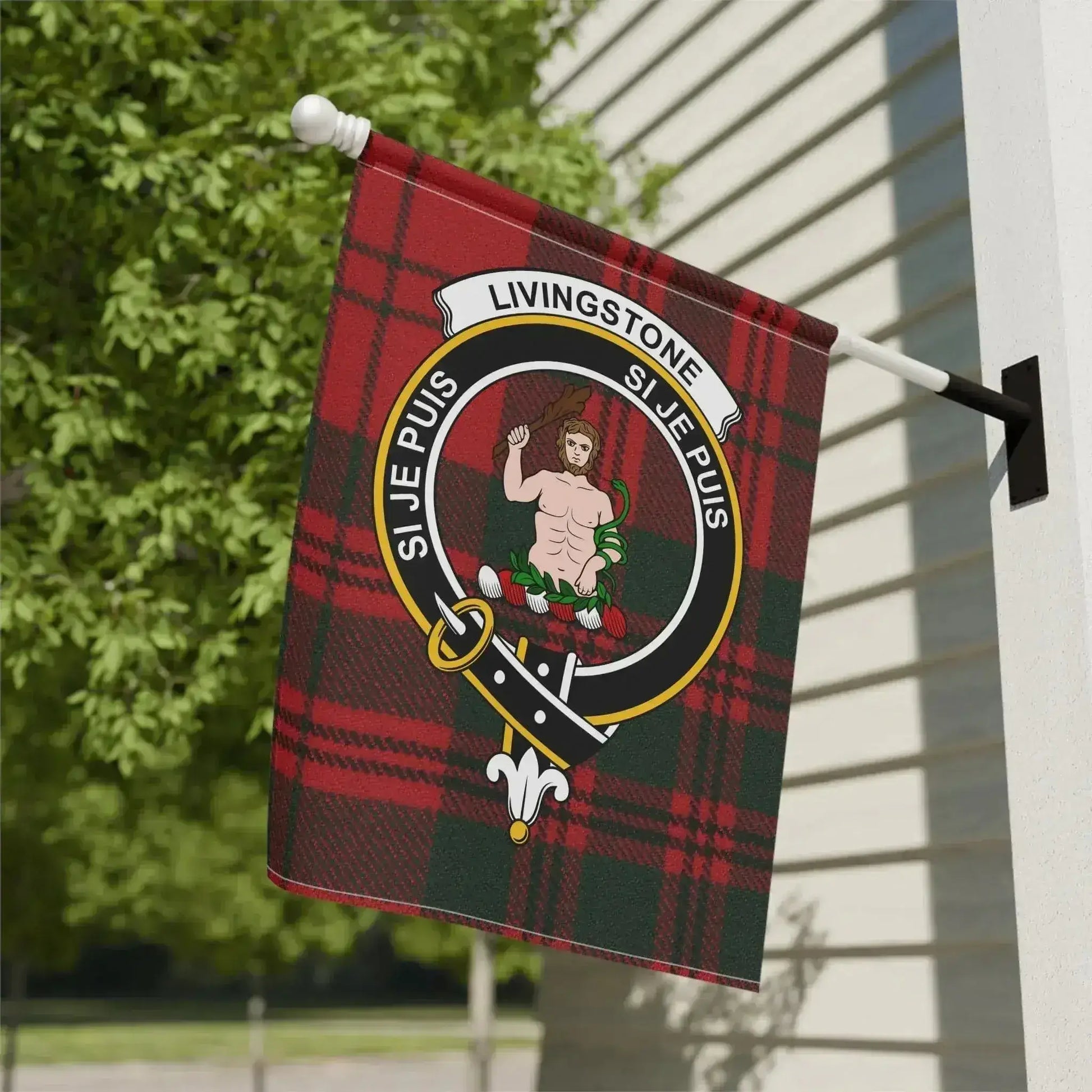 Choose Any Scottish Clan Crest Garden Flag 