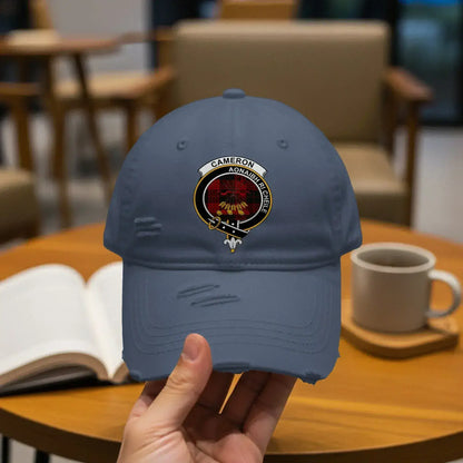 Stylish Embroidered Graphic Blue Adjustable Cap product