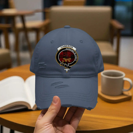 Stylish Embroidered Graphic Blue Adjustable Cap product