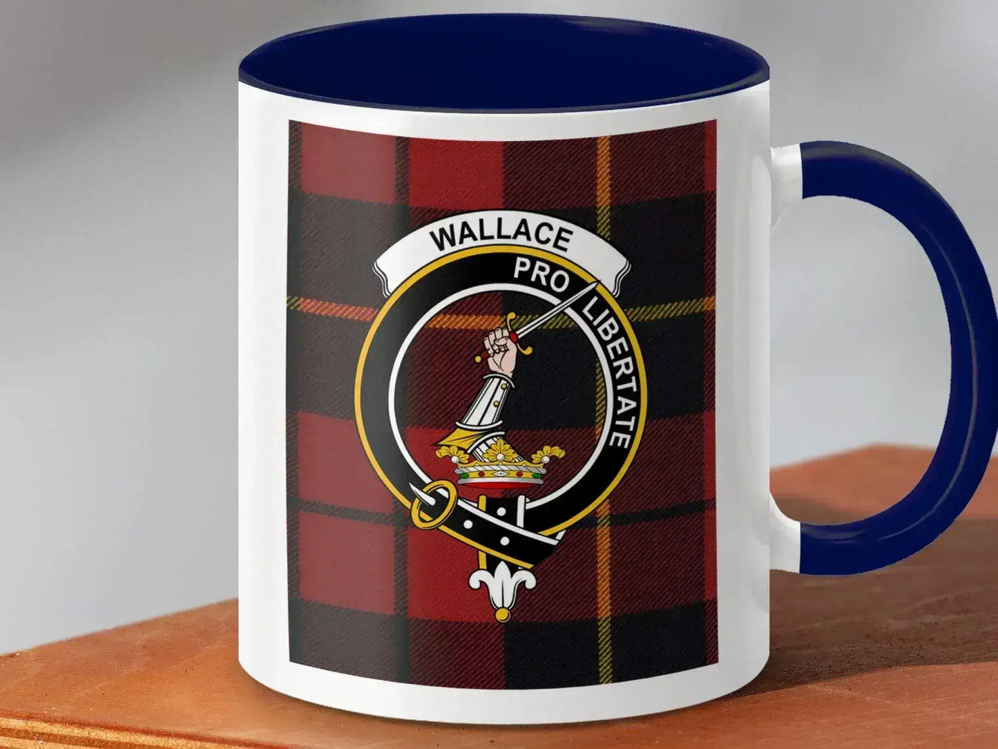 Wallace Pro Liberate Scottish Clan Crest Mug product