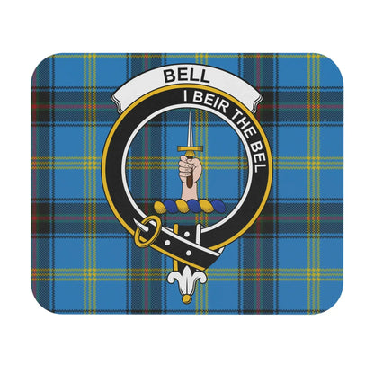 Choose Any Scottish Clan Mouse Pad – Clan Crest on Tartan Design