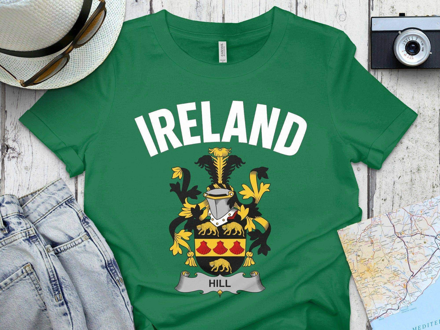Ireland Hill Crest Design Graphic T-shirt product
