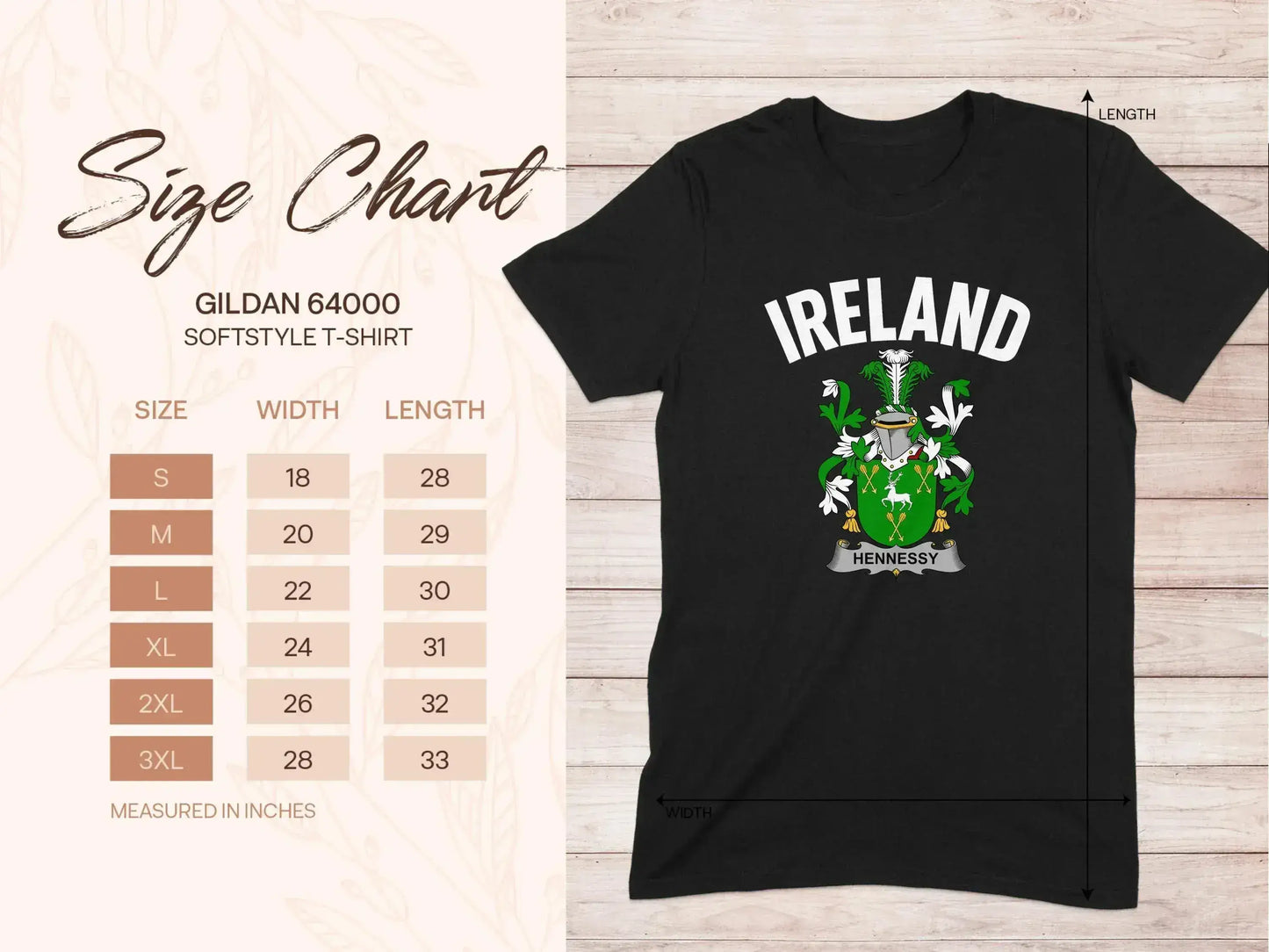 Ireland Hennessy Crest Graphic Softstyle T-Shirt product