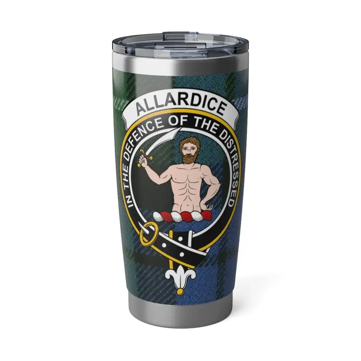 Allardice In The Defence Of The Distressed tumbler