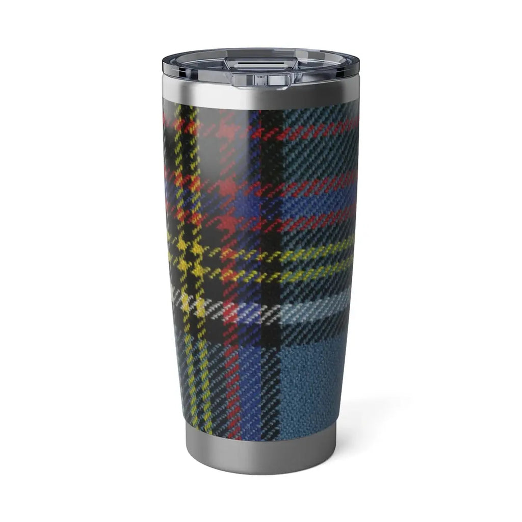 Full tartan wrap detail on the Anderson 20oz double-wall tumbler
