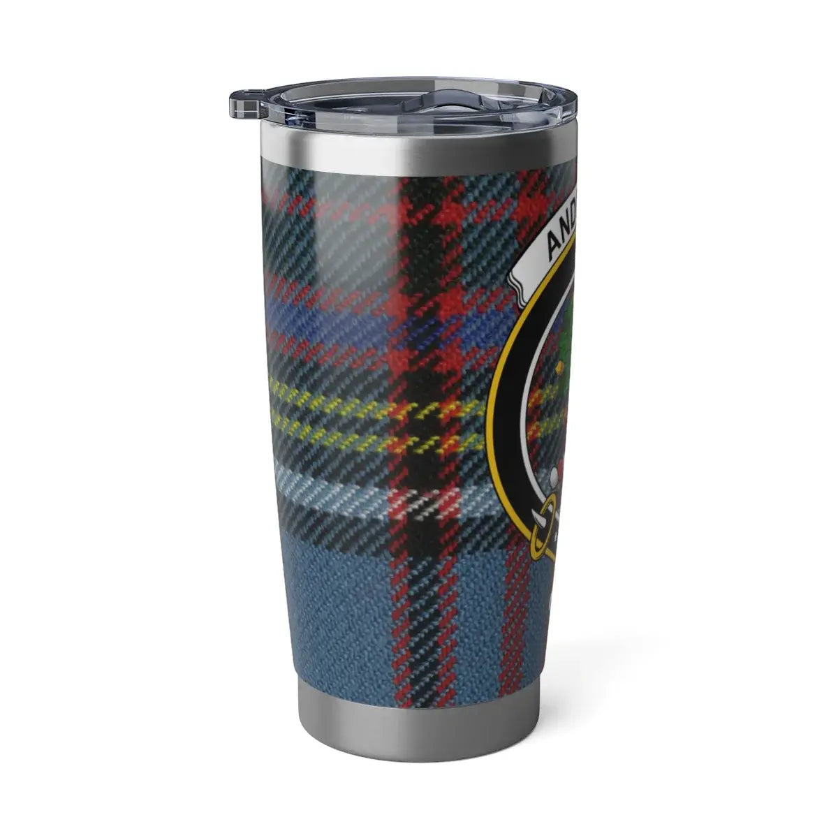 Anderson travel tumbler in use, insulated stainless steel design