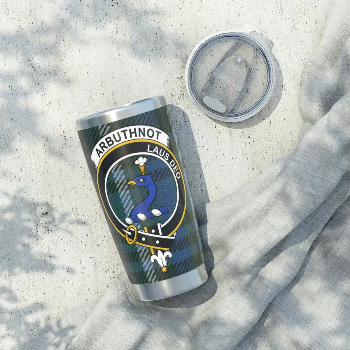Arbuthnot Laus Deo Blue Duck Design Tumbler
