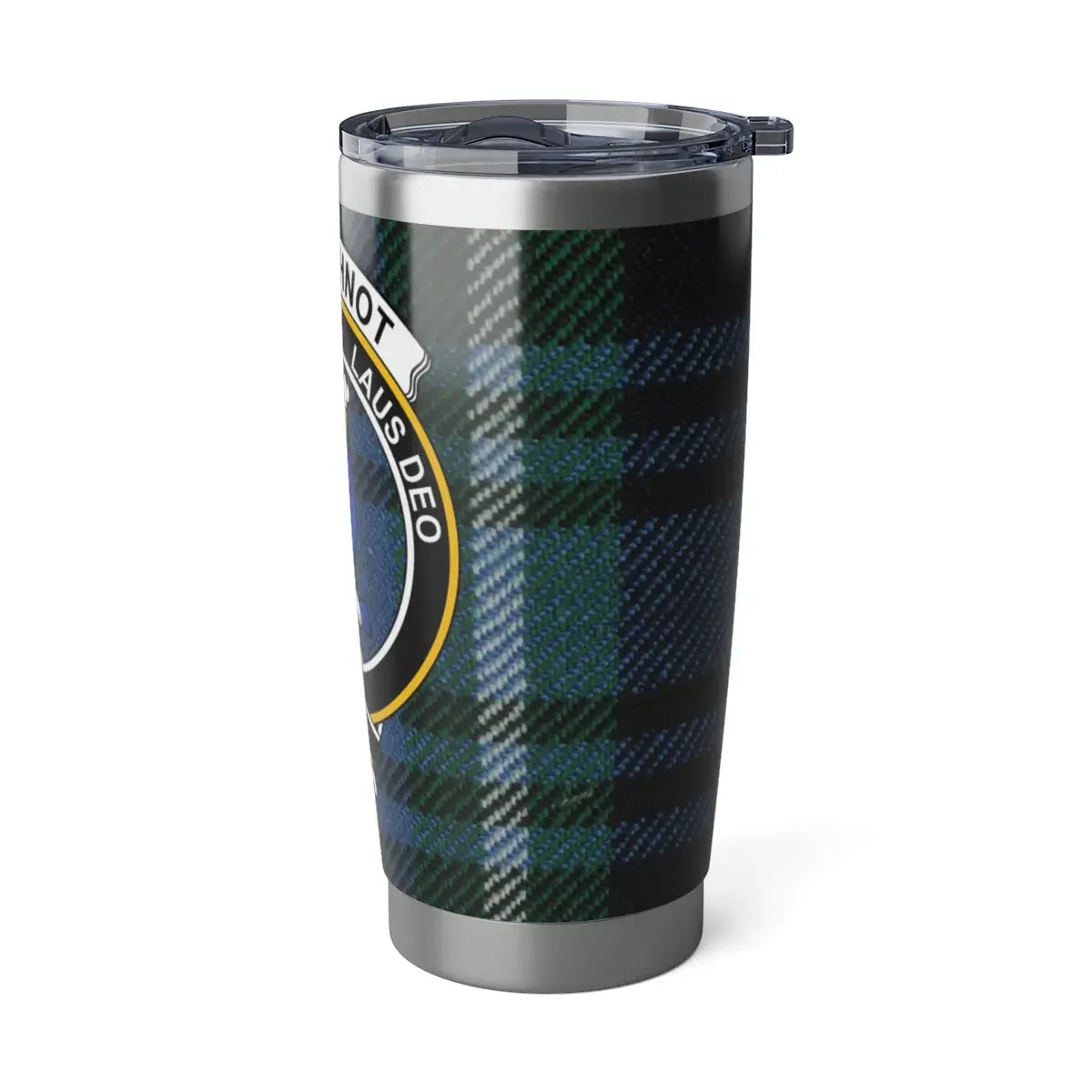 Tartan Pattern Insulated Travel Tumbler Drinkware