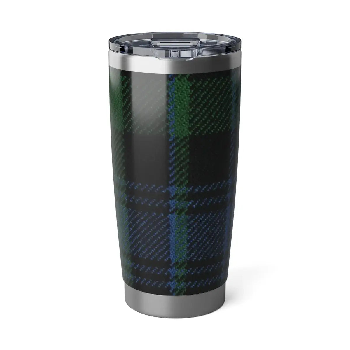 Plaid Design Insulated Travel Tumbler for Hot or Cold Drinks