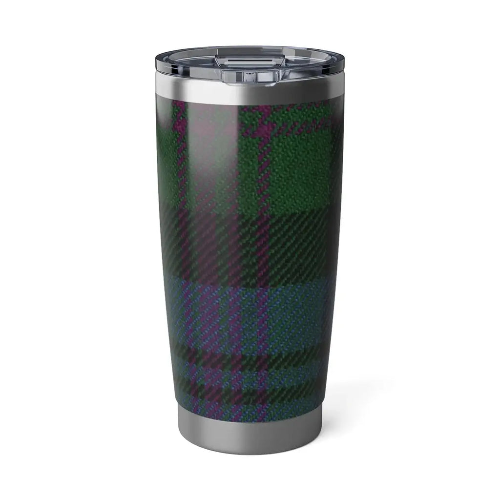 Stylish Tartan Pattern Insulated Travel Tumbler