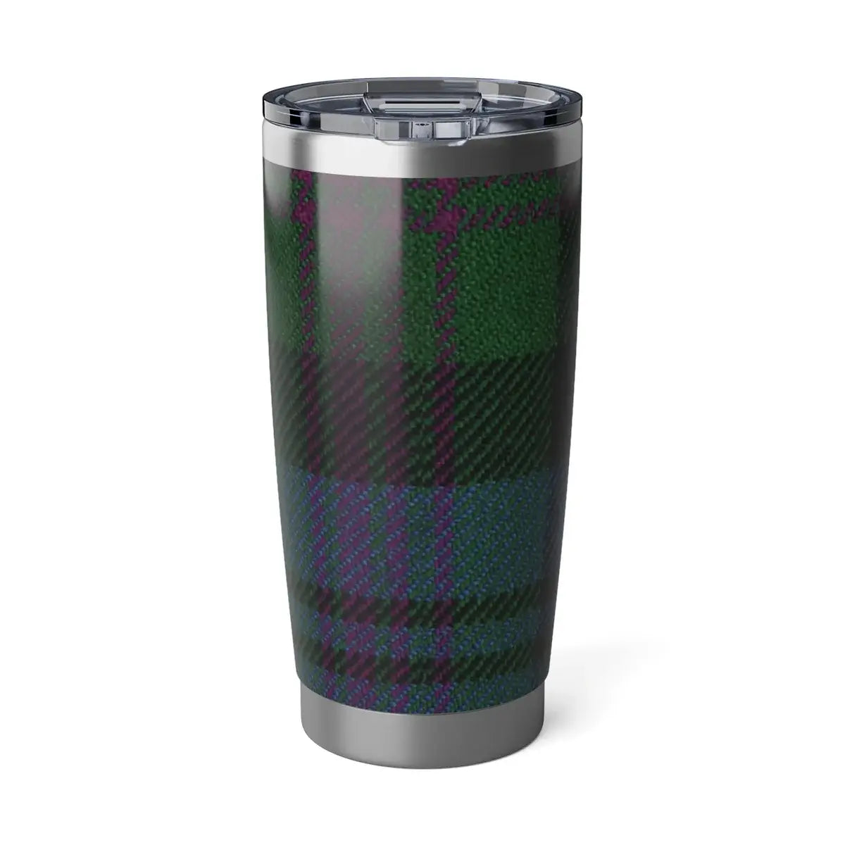 Stylish Tartan Pattern Insulated Travel Tumbler