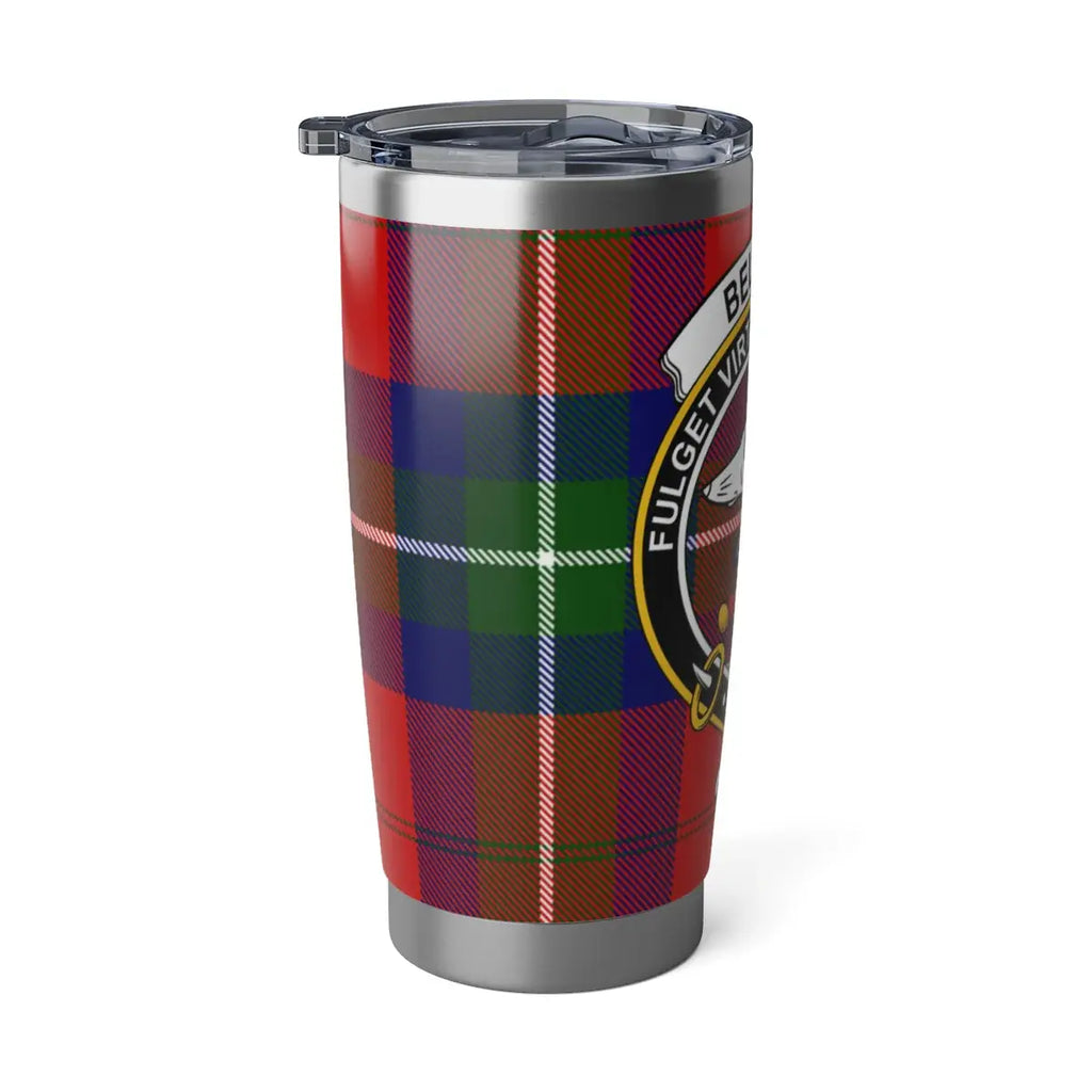 Colorful Tartan Pattern Insulated Tumbler Cup