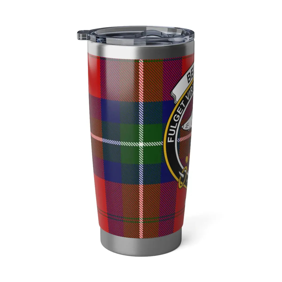 Colorful Tartan Pattern Insulated Tumbler Cup