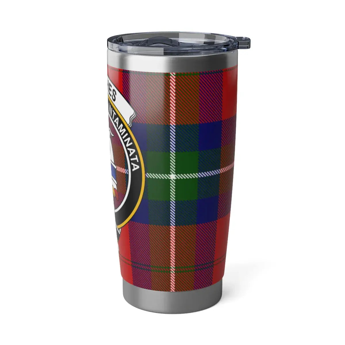 Scottish Clan Tartan Pattern Travel Tumbler Cup