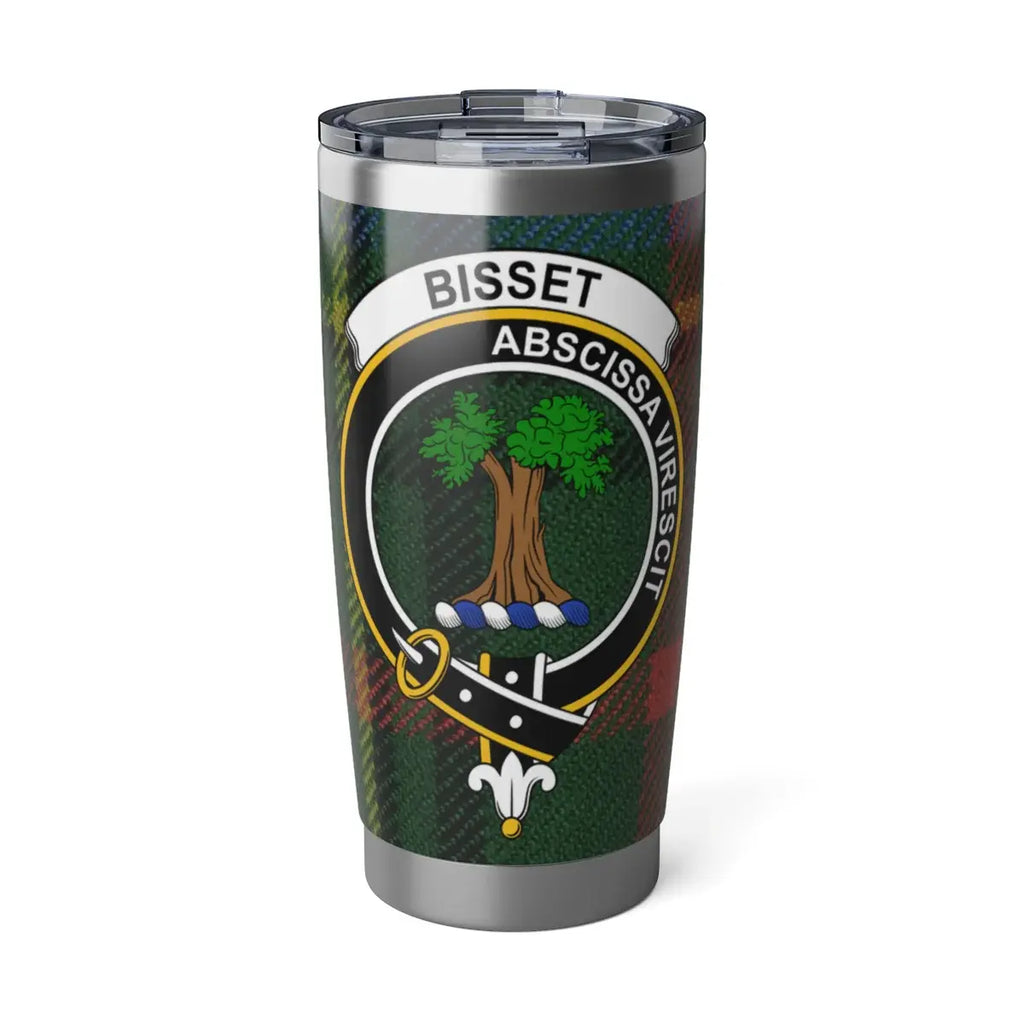 Bisset Abscissa Virescit Scottish Clan Tumbler