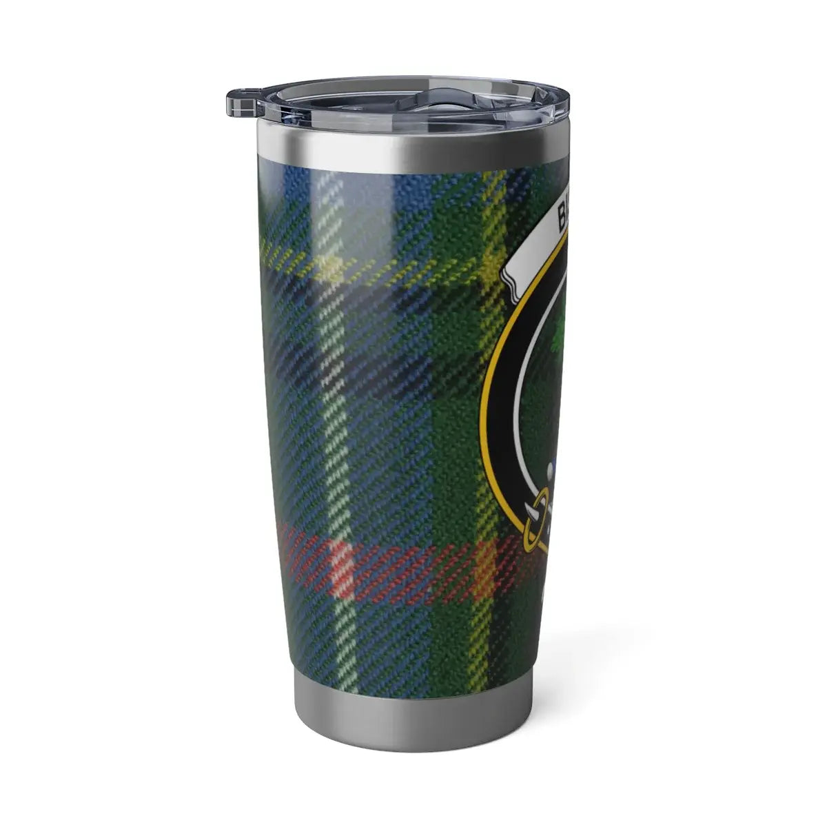 Scottish Tartan Travel Mug for Hot Cold Beverages