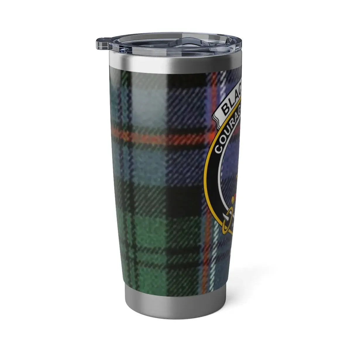 Tartan Pattern Insulated Stainless Steel Tumbler