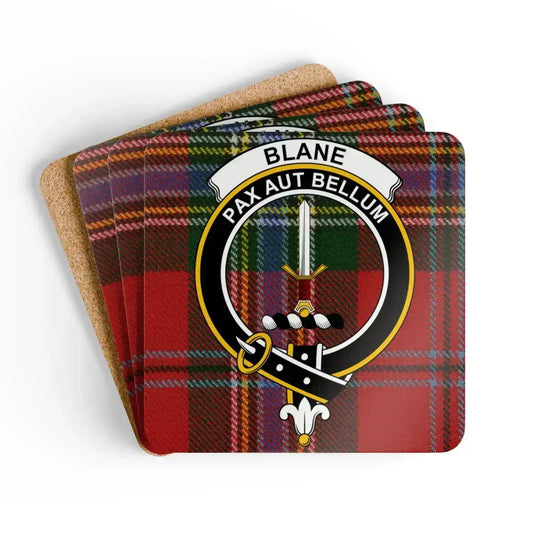 Blane Pax Aut Bellum Clan Tartan Coaster product