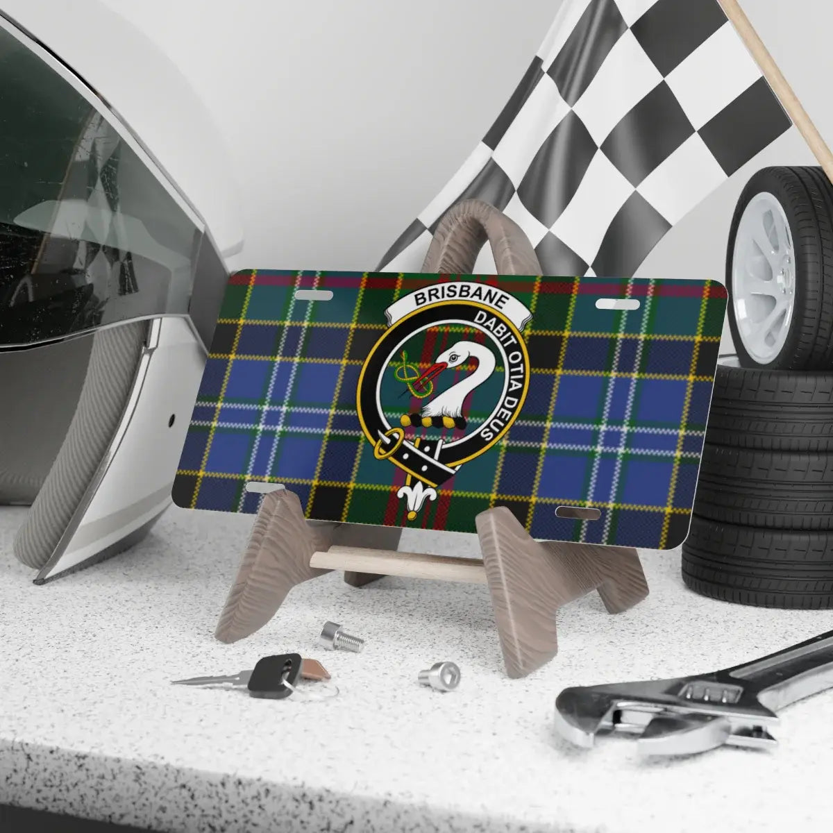 Brisbane Darling Celtic Themed License Plate product