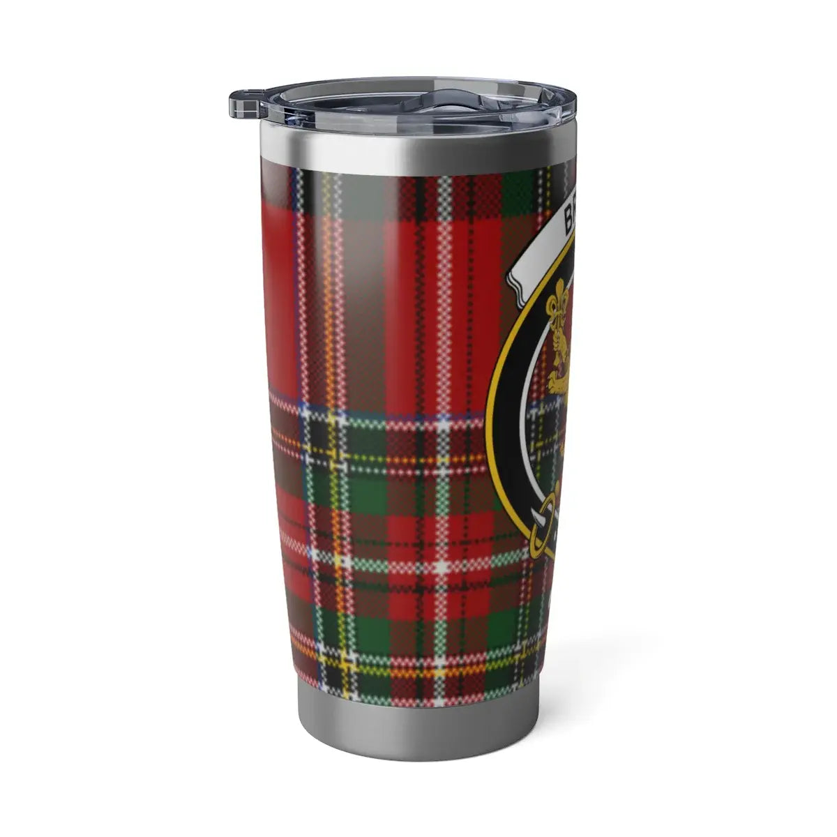Tartan Pattern Insulated Travel Mug For Hot and Cold Drinks