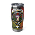 Clan Buchanan clarior hinc honos clan crest tumbler — full colour design, 20 oz