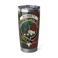 Clan Burnett virescit vulnere virtus travel tumbler — 20 oz insulated stainless steel