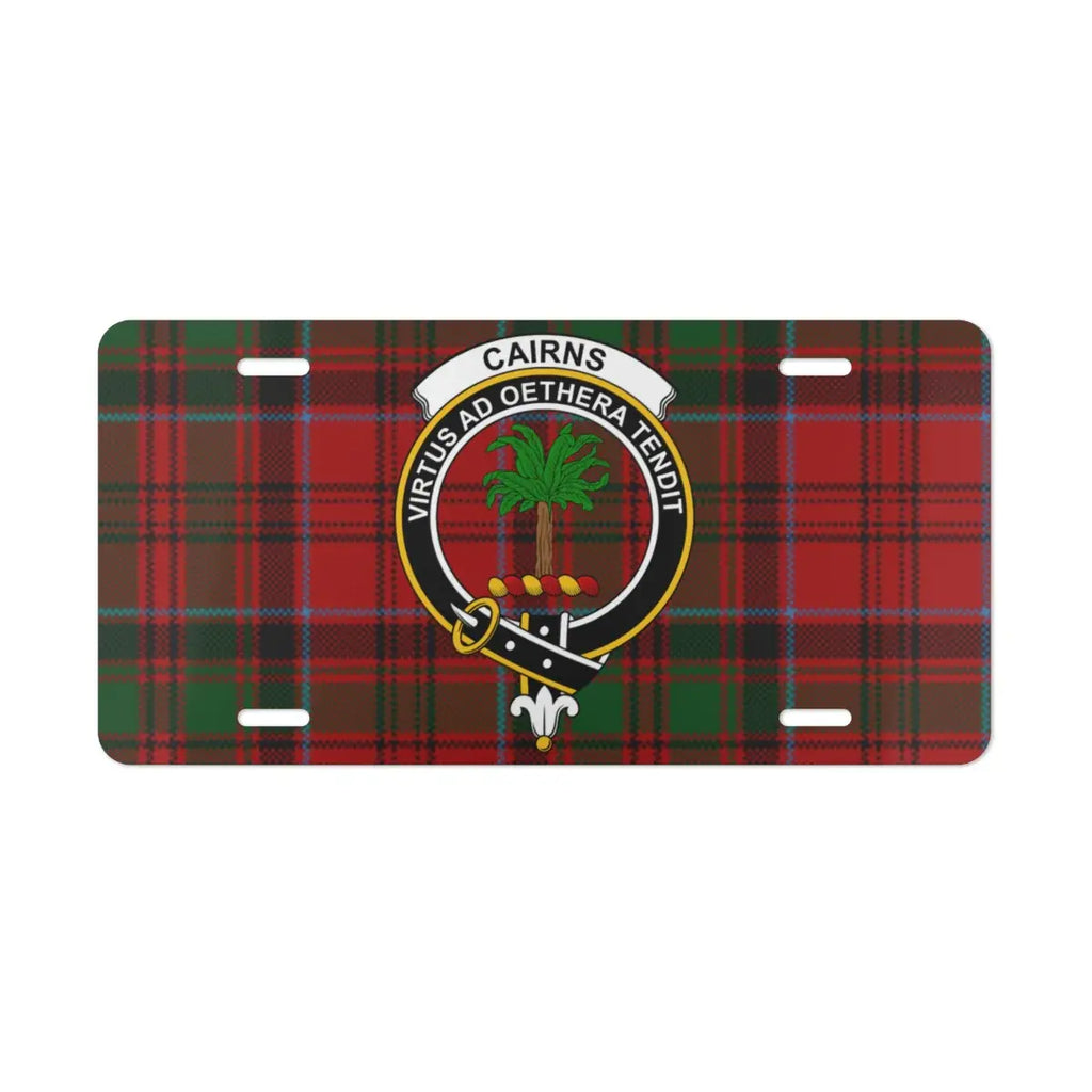 Cairns Virtus Ad Othera Tendit License Plate product