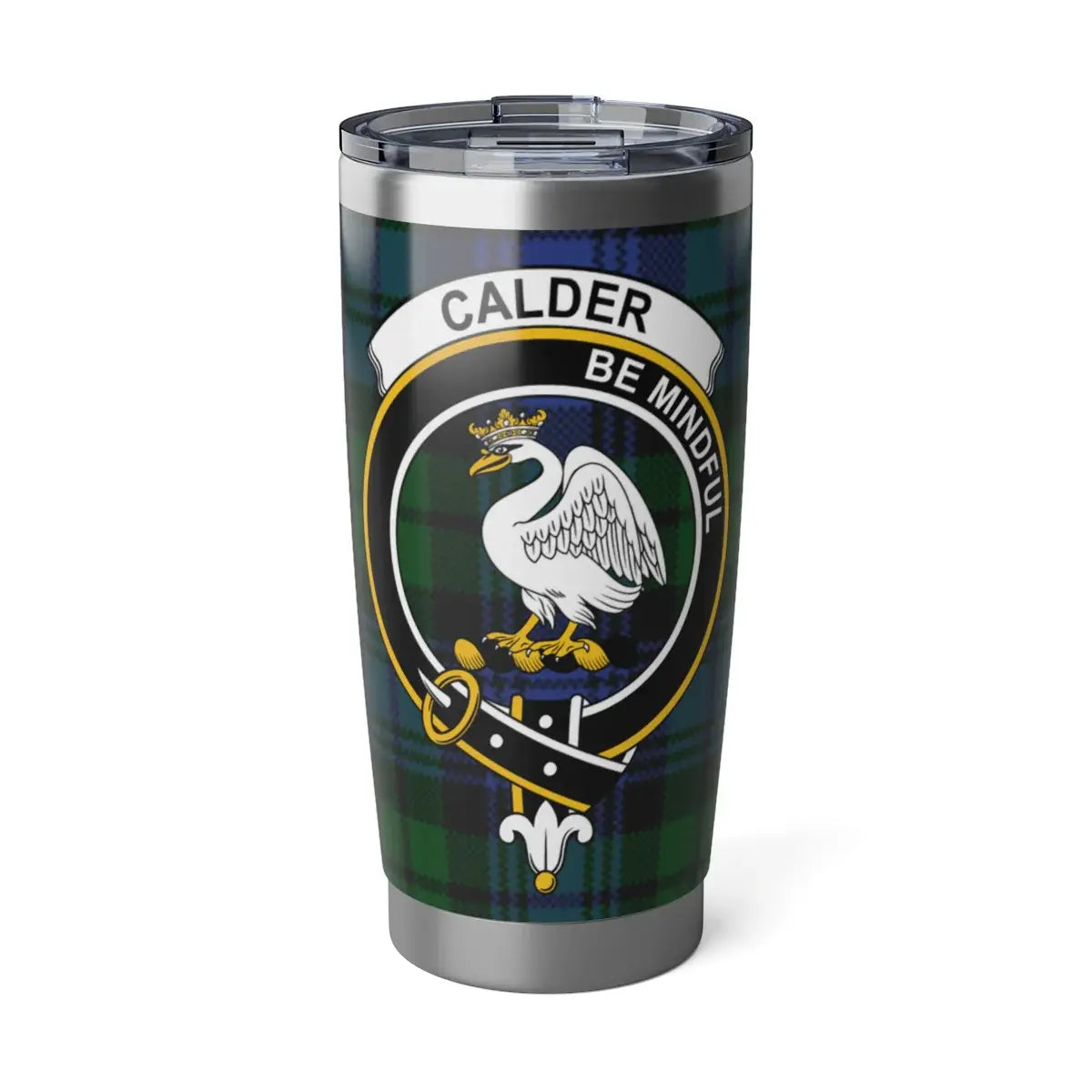 Calder Be Mindful Clan Crest Travel Mug