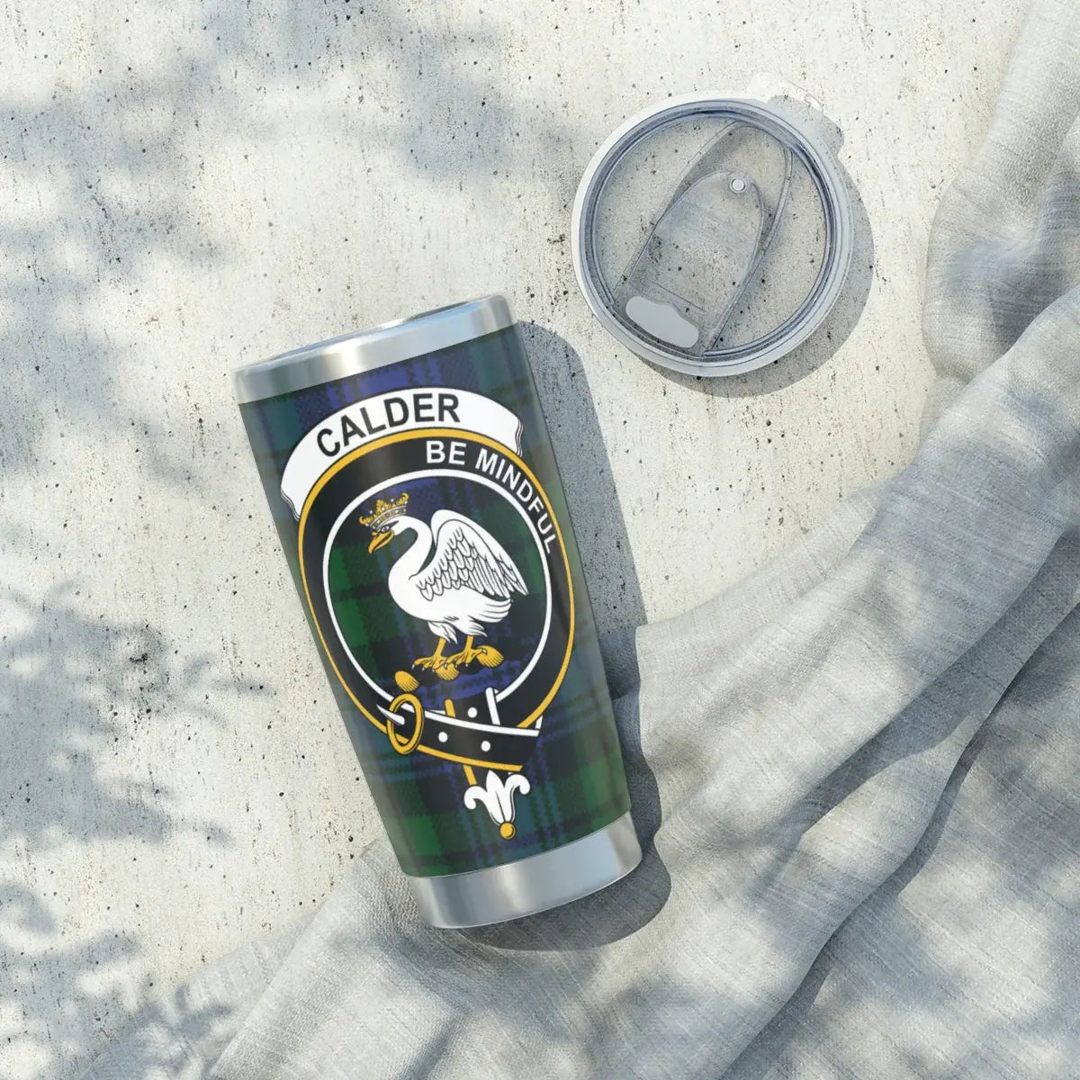 Calder Be Mindful Swan Crest Tumbler