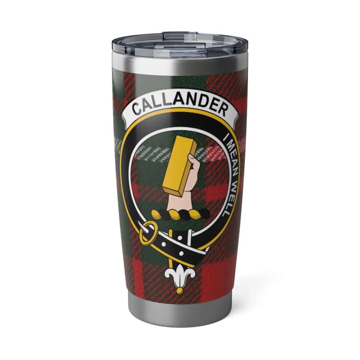 Callander Clan Tartan Travel Mug for Hot or Cold Drinks