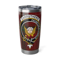 Carruthers Clan Tartan Travel Mug with Family Crest