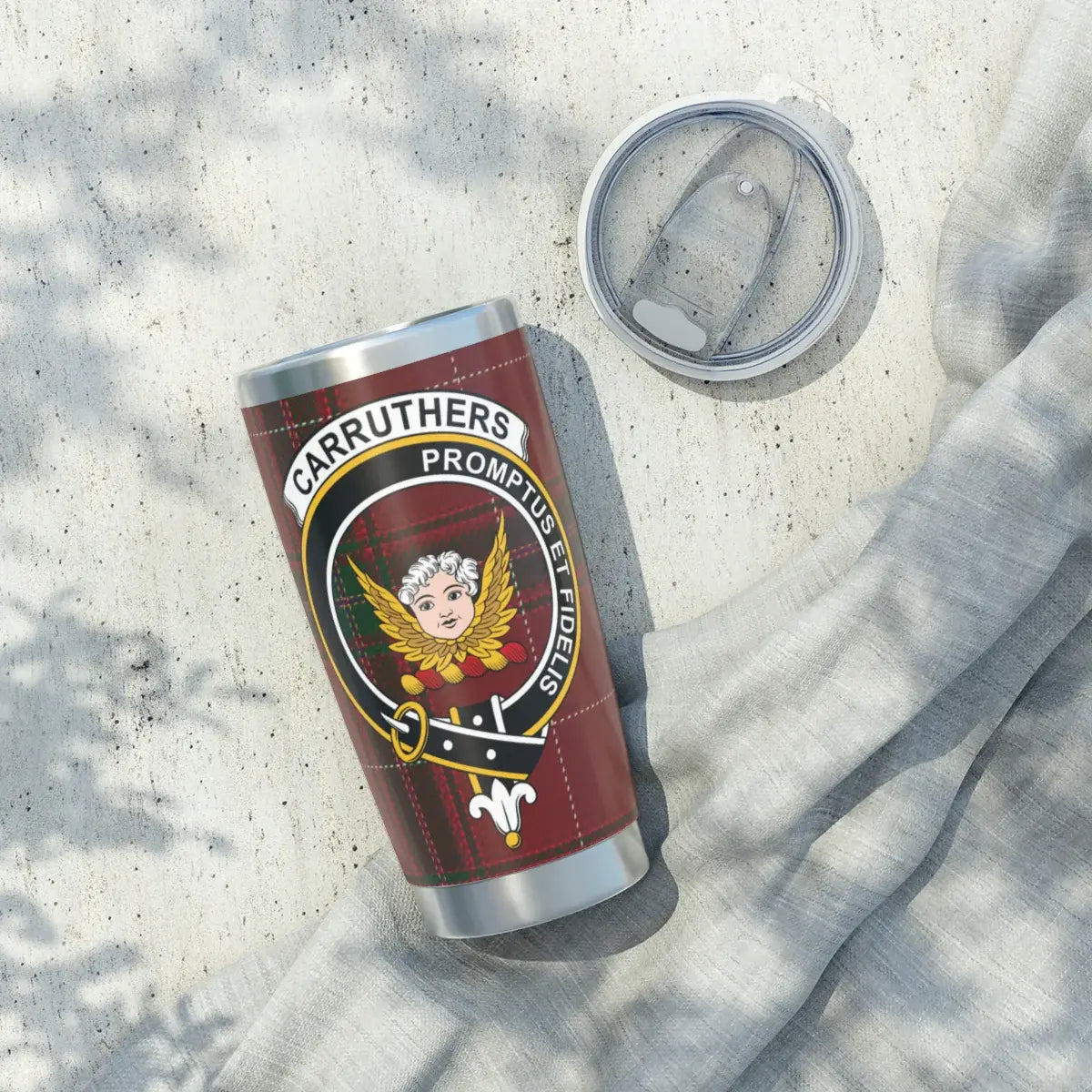 Carruthers Clan Family Crest Stainless Steel Tumbler
