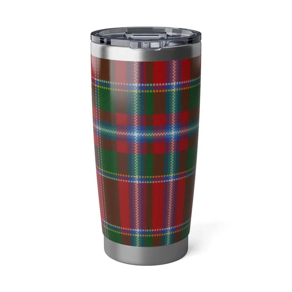 Red and Green Plaid Insulated Tumbler Product