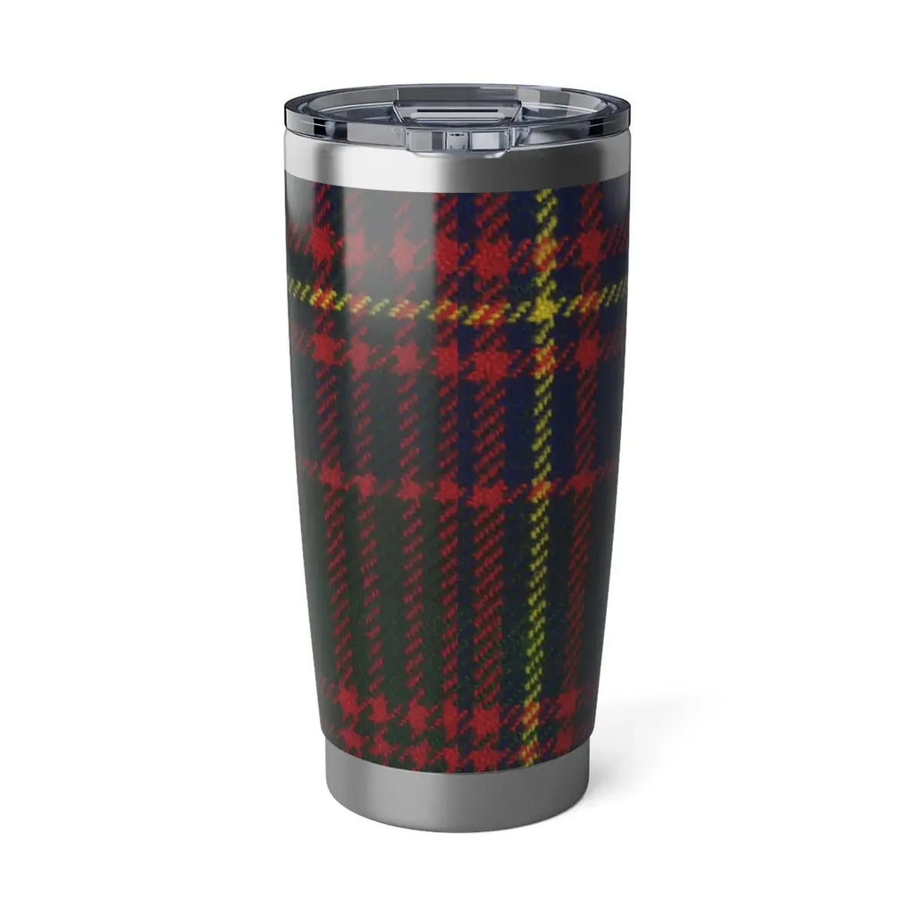 Clan Cochrane tartan insulated tumbler — hot and cold drinks, 20 oz