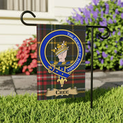 Cree Clan Crest Tartan Garden Flag – Scottish Heritage