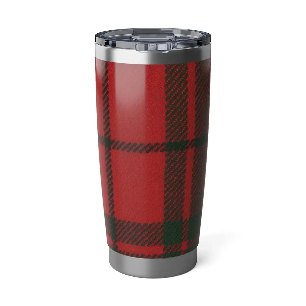 Red and Black Plaid Insulated Tumbler Cup