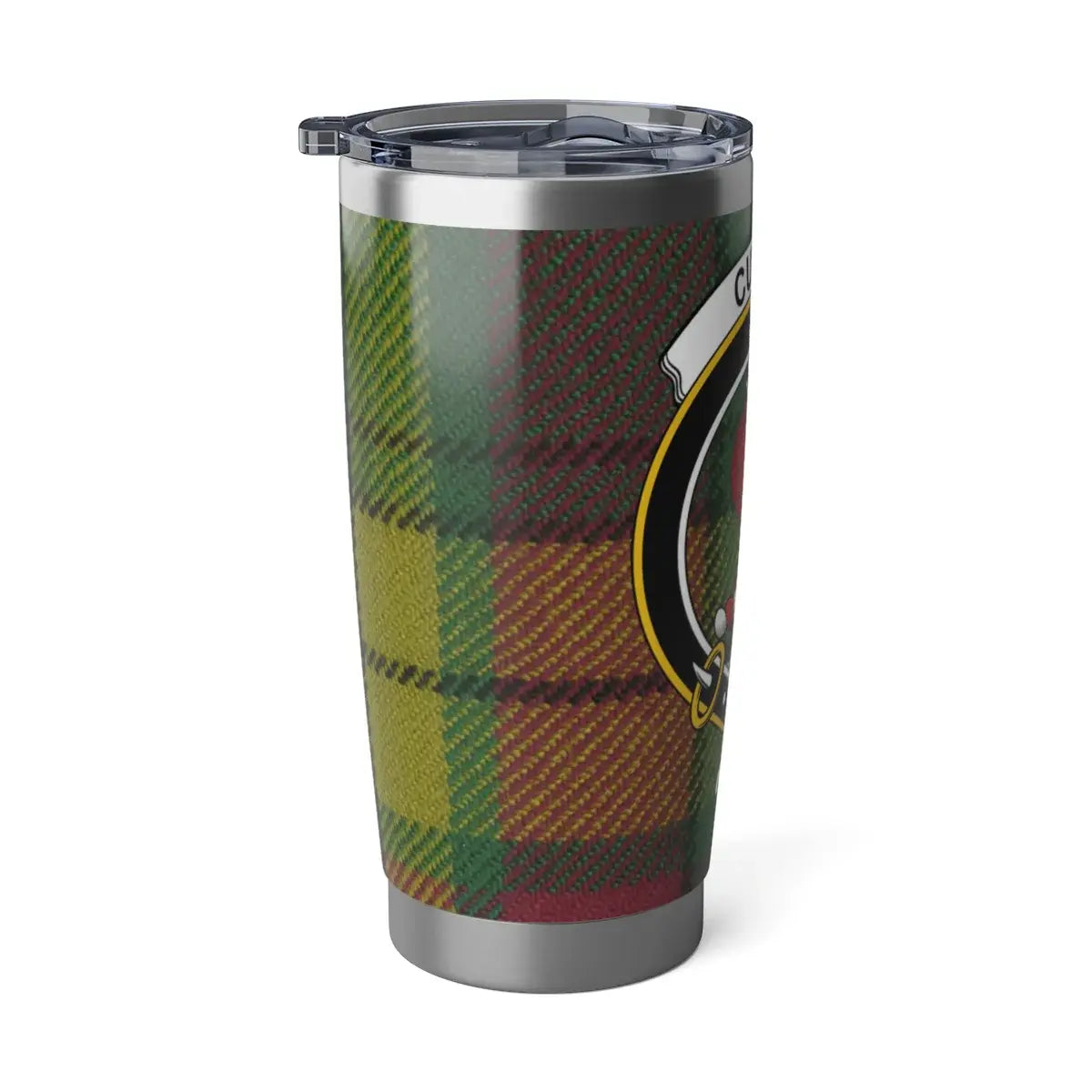 Clan Crest Plaid Insulated Travel Mug
