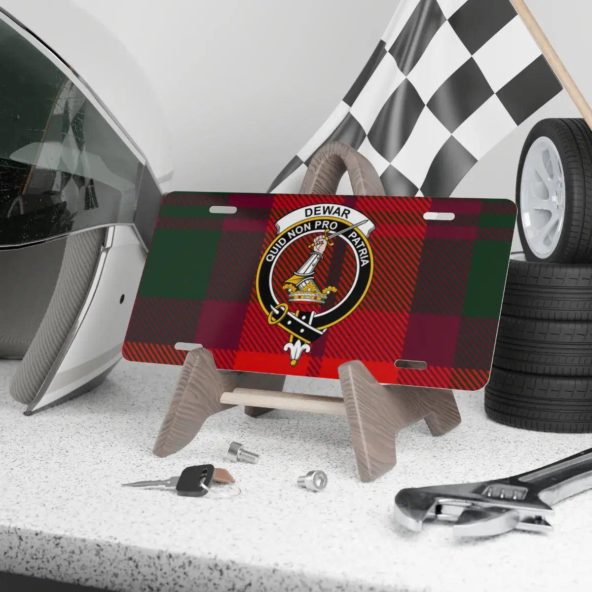 Dewar Ouo Non Pro Patria License Plate product type