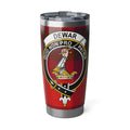 Scottish Clan Dewar Travel Mug with Crest Design