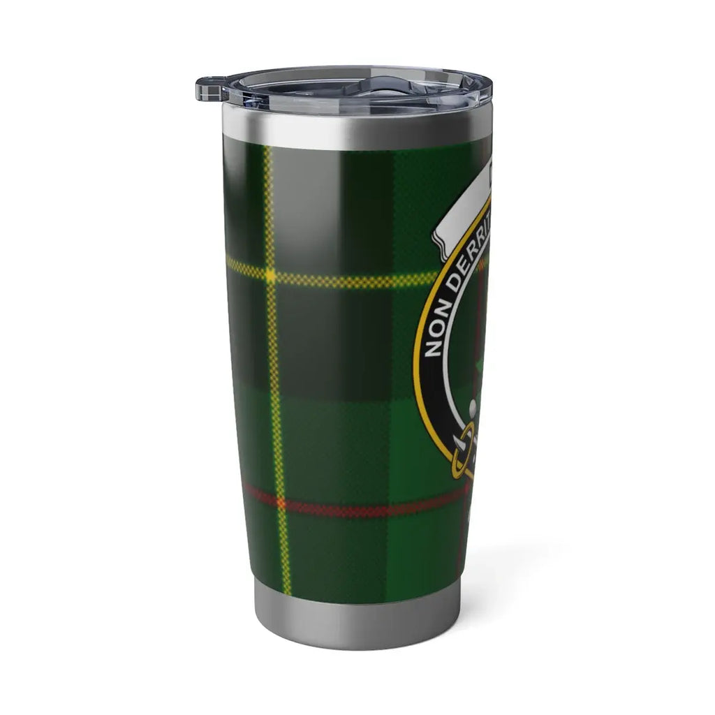 Tartain Clad Beverage Tumbler for Hot or Cold Drinks