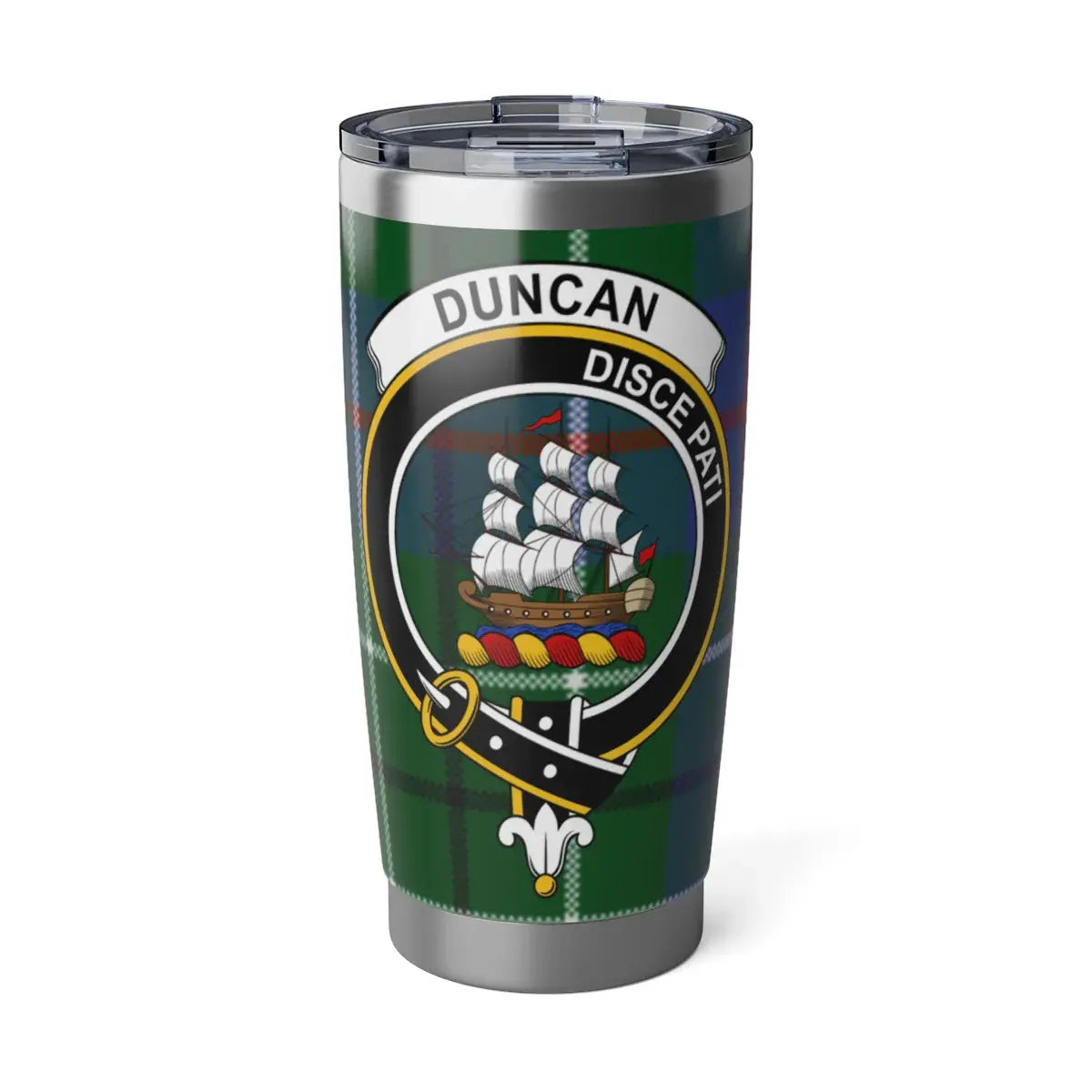 Scottish Clan Duncan Tartan Stainless Steel Tumbler