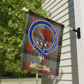 Custom Tartan Design Flag with Crest and Name Banner